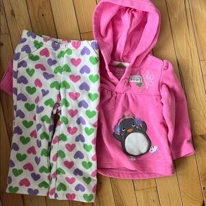 Carter's Pink Fleece Hoodie